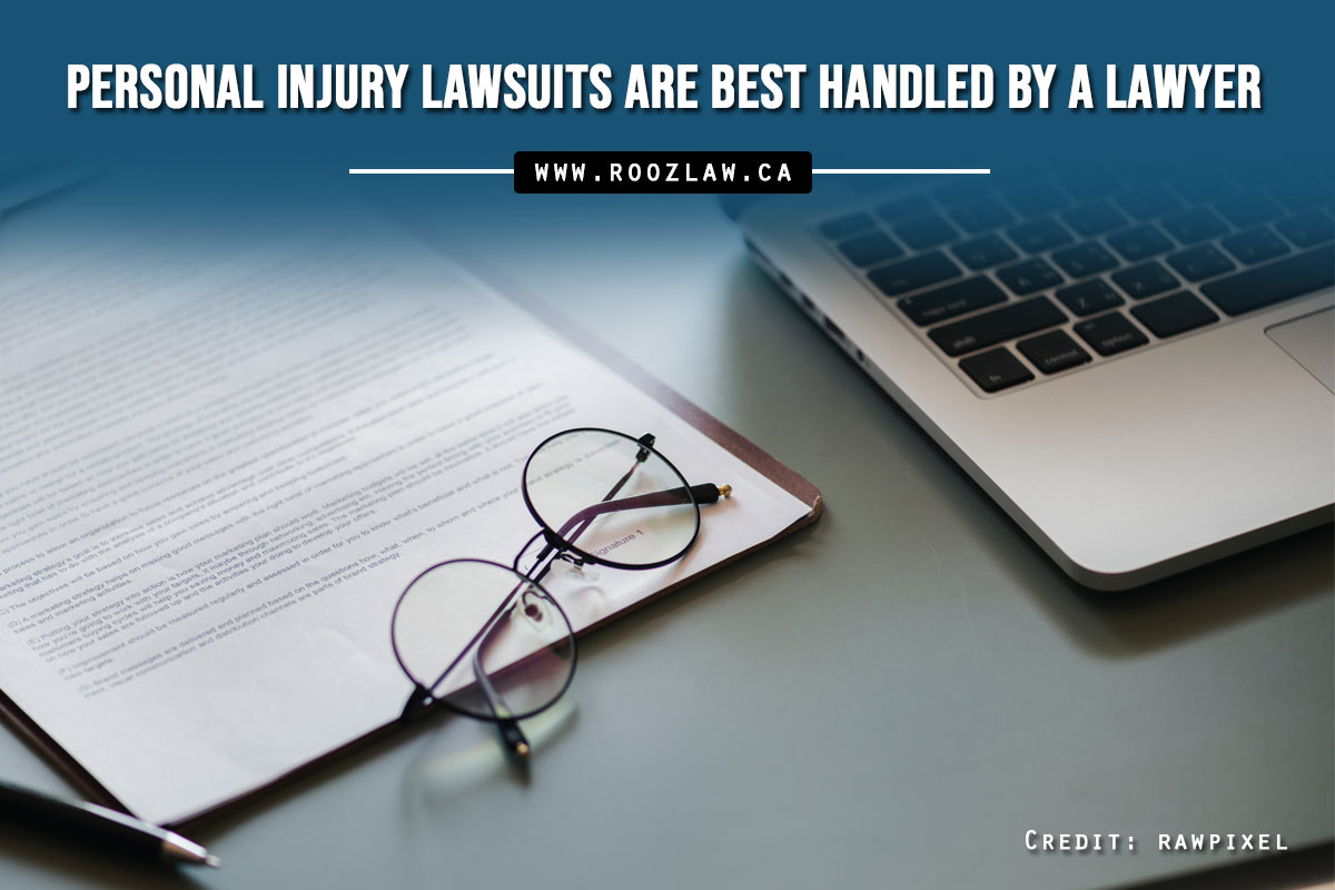 Personal injury lawsuits are best handled by a lawyer