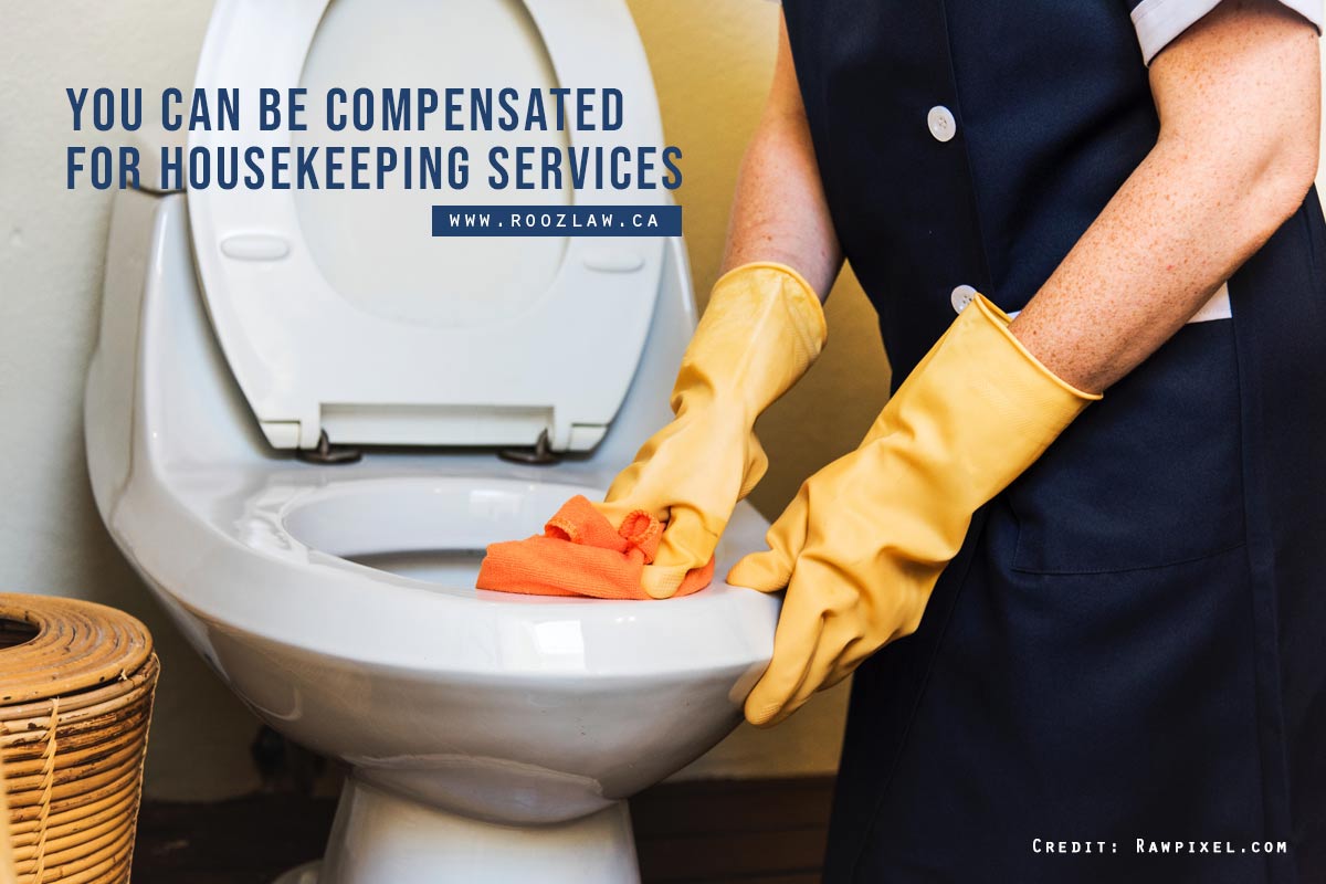 You can be compensated for housekeeping services