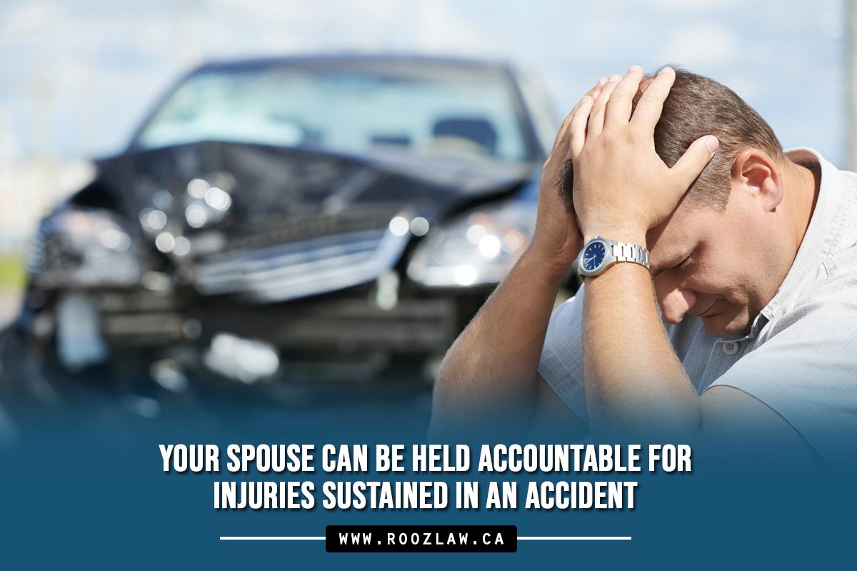 Your spouse can be held accountable for injuries sustained in an accident